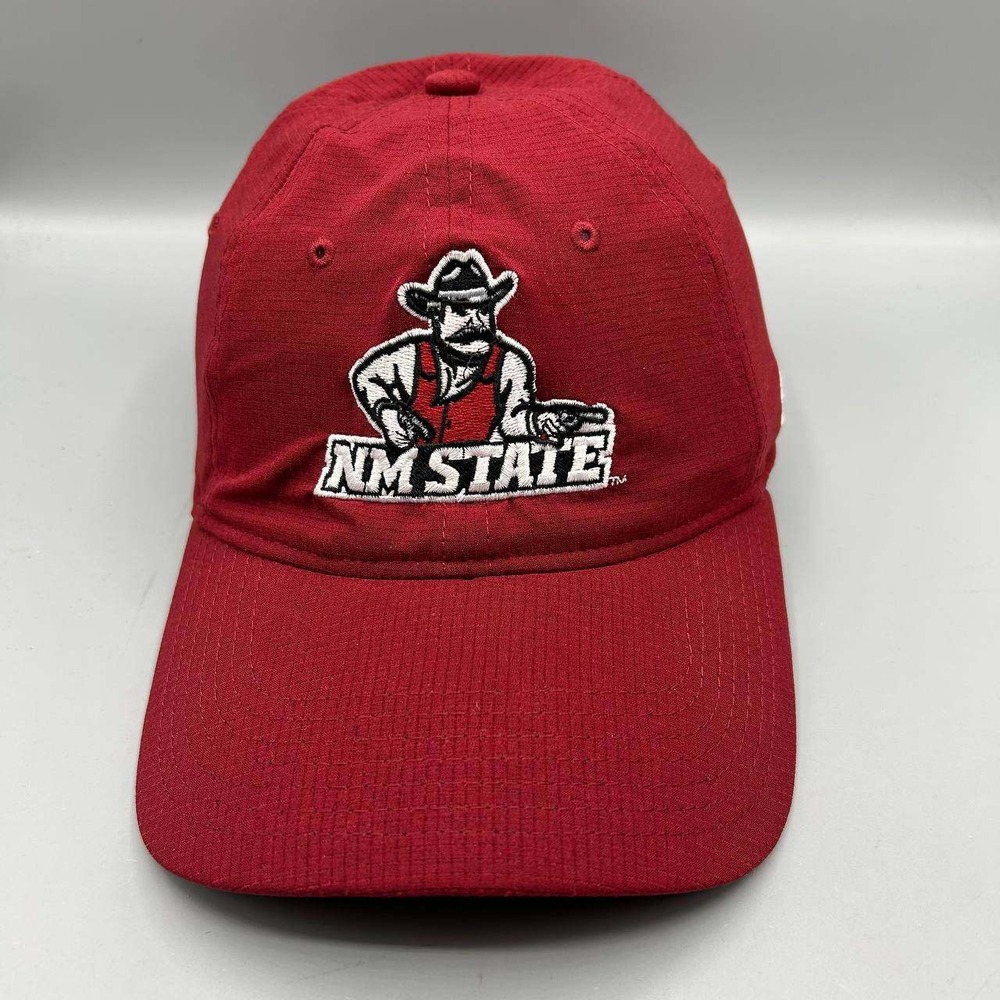 New Mexico State University Hat Men Red Under Armour Strap Back Cap New